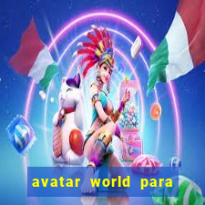 avatar world para imprimir e colorir